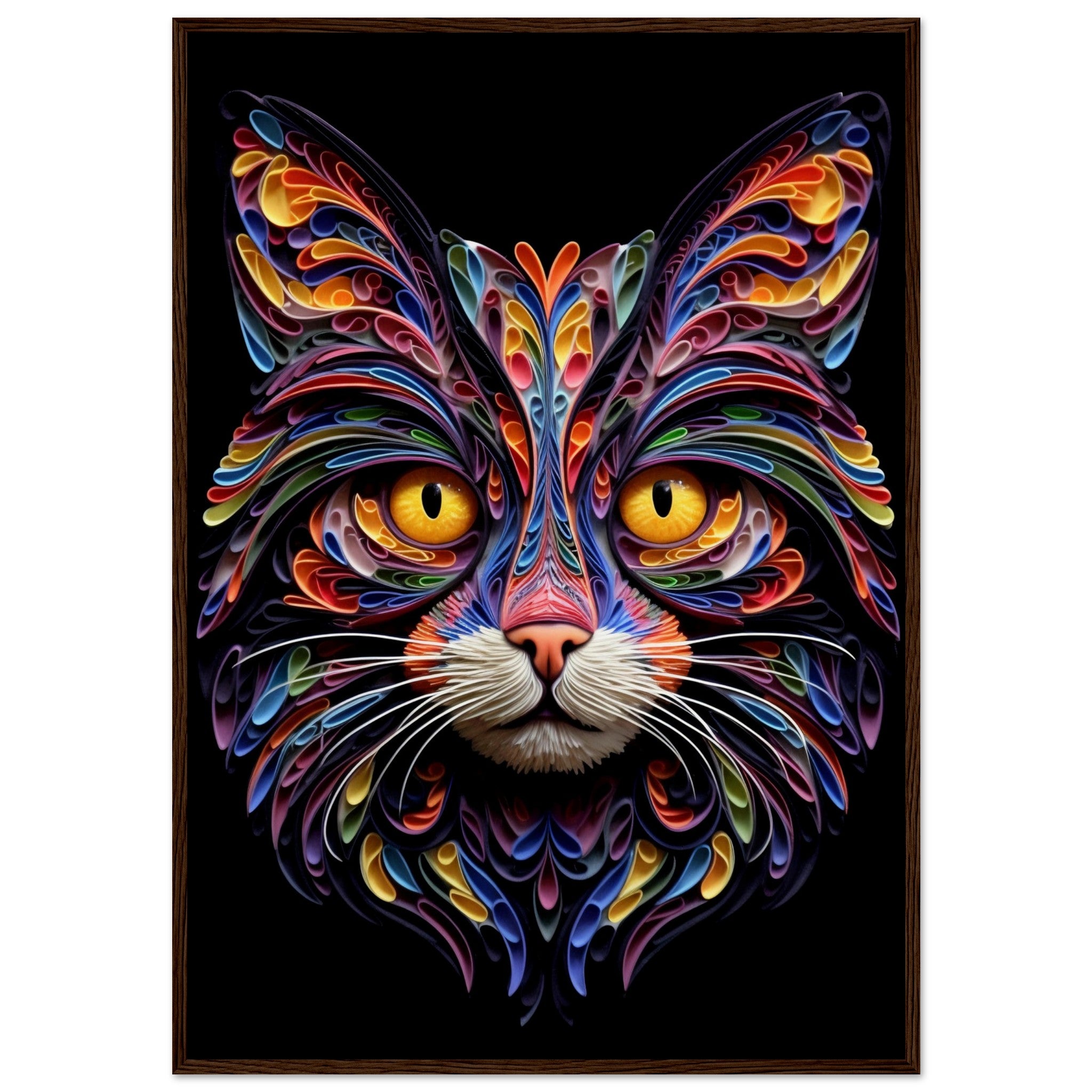 Geometric Cat face - immersiarts