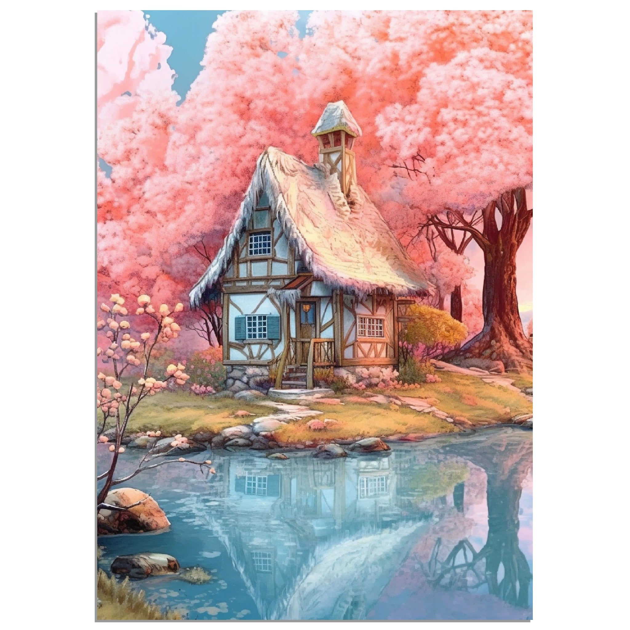 Water Colour Candy House on Lemonade - immersiarts