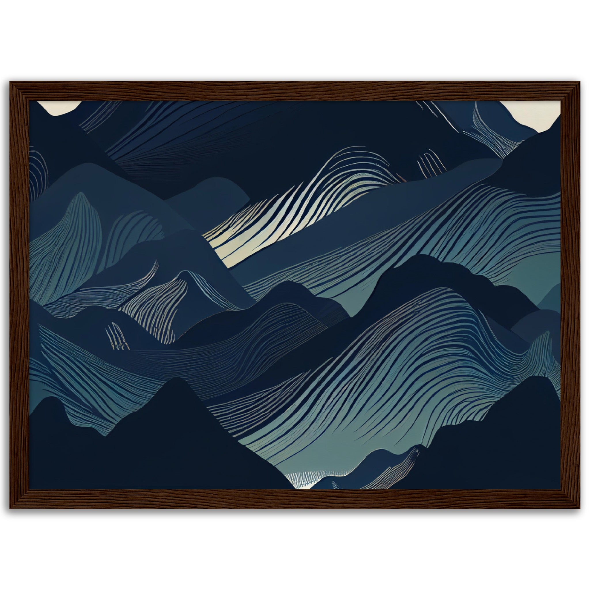 Minimalist Landscape Black Valley - immersiarts